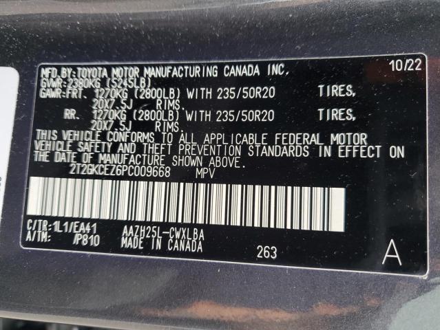 2023 LEXUS NX 350H 2T2GKCEZ6PC009668