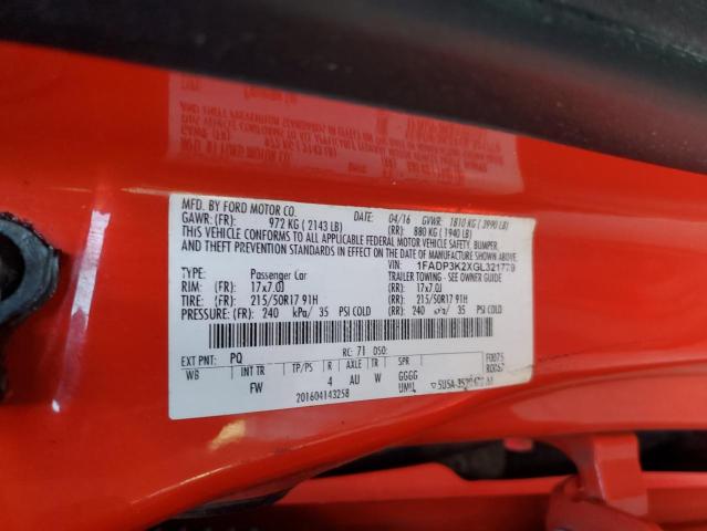 2016 FORD FOCUS SE - 1FADP3K2XGL321779