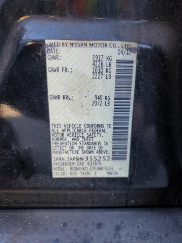 2017 NISSAN ALTIMA 2.5 - 1N4AL3AP6HN355252