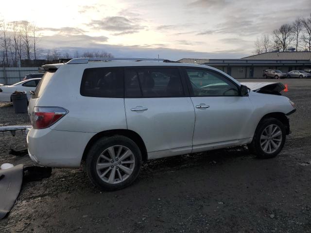 TOYOTA HIGHLANDER 2010 white  hybrid engine JTEBW3EH0A2042466 photo #4