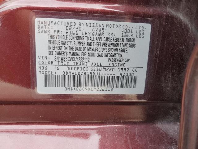 2020 NISSAN SENTRA SV - 3N1AB8CVXLY222112