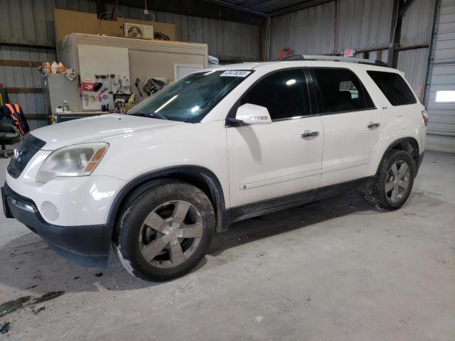 GMC ACADIA SLT 2010 white  gas 1GKLVMEDXAJ125444 photo #1