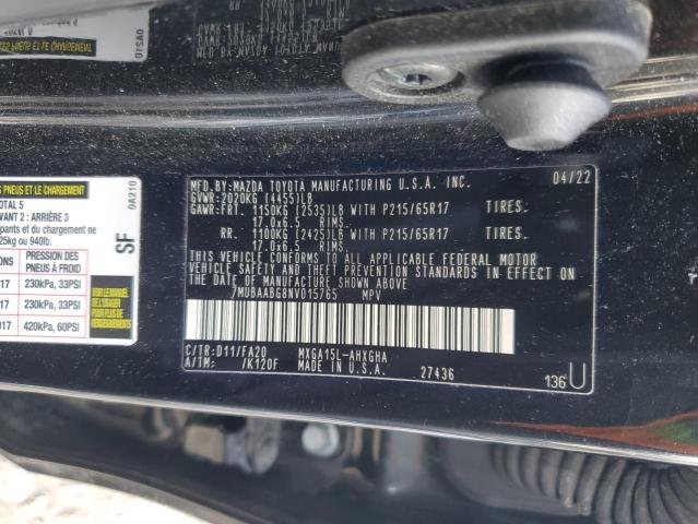 2022 TOYOTA COROLLA CR - 7MUBAABG8NV015765