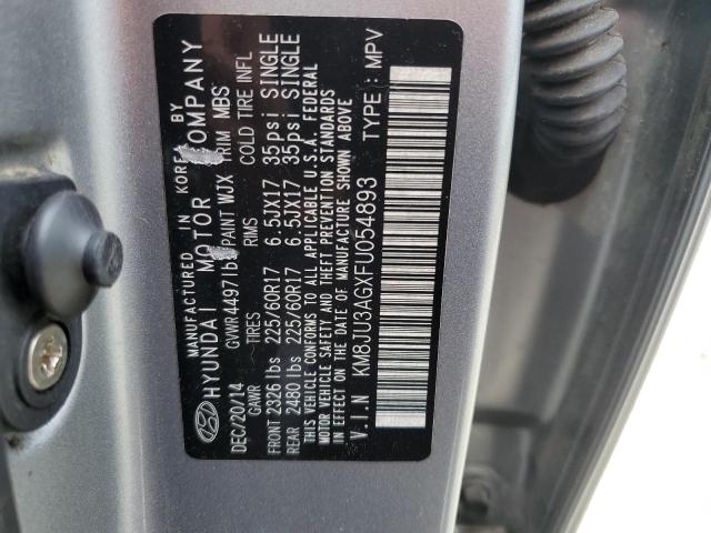 2015 HYUNDAI TUCSON LIM - KM8JU3AGXFU054893