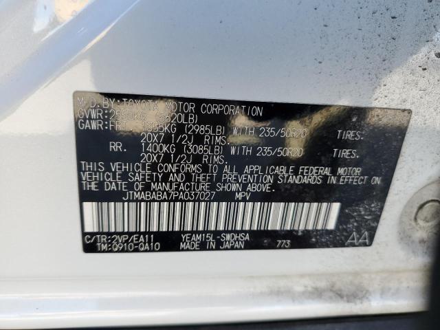2023 SUBARU SOLTERRA P JTMABABA7PA037027
