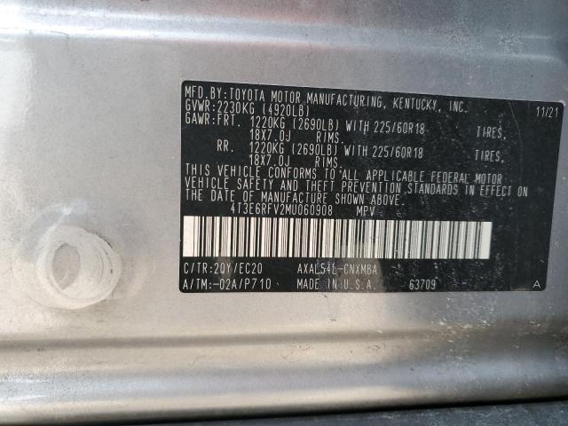 2021 TOYOTA RAV4 XSE - 4T3E6RFV2MU060908