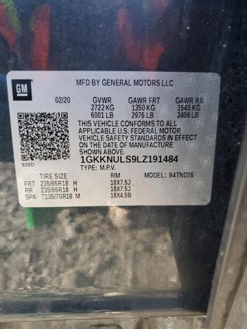 2020 GMC ACADIA SLT 1GKKNULS9LZ191484