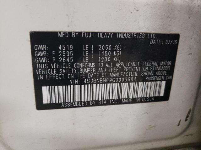 2016 SUBARU LEGACY 2.5 - 4S3BNBN69G3003684
