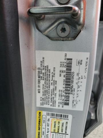 2019 FORD FUSION S - 3FA6P0G71KR104255