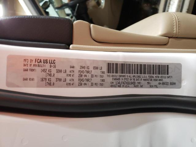 2017 JEEP GRAND CHER - 1C4RJFAG7HC618459