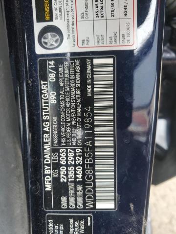 2015 MERCEDES-BENZ S 550 4MAT - WDDUG8FB5FA119854