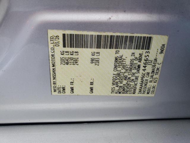 2016 NISSAN MAXIMA 3.5 - 1N4AA6AP6GC446653
