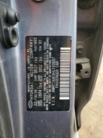 2017 HYUNDAI ACCENT SE - KMHCT4AEXHU193697