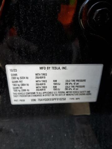 2023 TESLA MODEL Y - 7SAYGDEE6PF910258