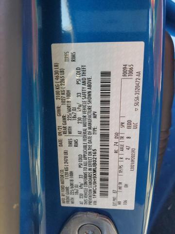 2021 FORD ESCAPE SEL - 1FMCU9H9XMUB02165