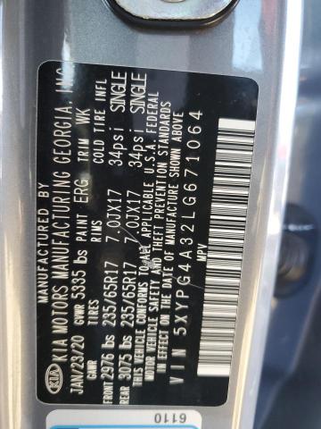 2020 KIA SORENTO L - 5XYPG4A32LG671064