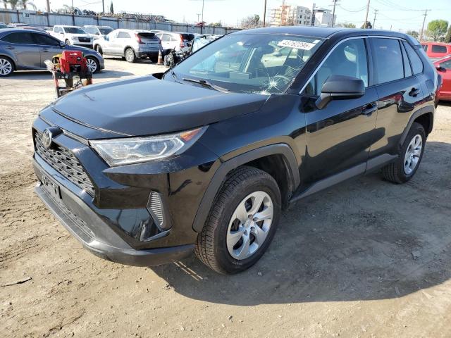 TOYOTA RAV4 LE 2022 black  Gasoline 2T3F1RFV7NC267400 photo #1