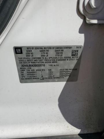 2016 CHEVROLET EQUINOX LS - 2GNALBEK2G6326716