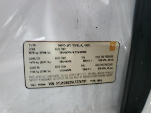 2020 TESLA MODEL X - 5YJXCBE26LF228781