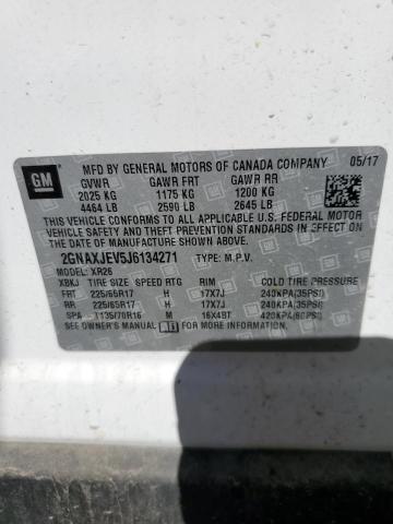 2018 CHEVROLET EQUINOX LT - 2GNAXJEV5J6134271