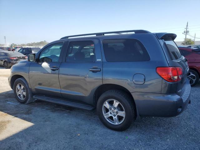 TOYOTA SEQUOIA SR 2008 blue  gas 5TDBY64A78S014316 photo #3