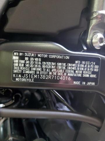 2024 SUZUKI GSX800 F JS1EM13B2R7104016