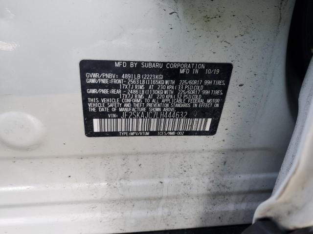 2020 SUBARU FORESTER P JF2SKAJC7LH444632