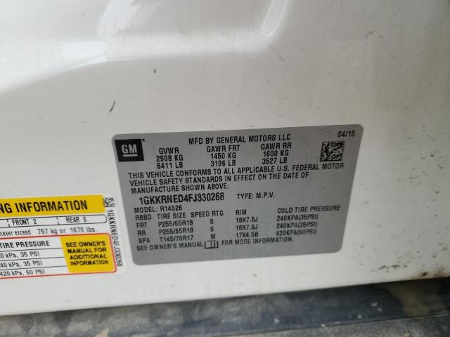 2015 GMC ACADIA SLE - 1GKKRNED4FJ330268