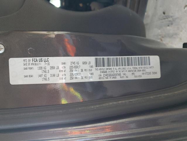 2016 DODGE GRAND CARA - 2C4RDGBG4GR397095