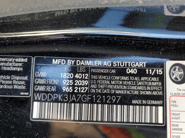 2016 MERCEDES-BENZ SLK 300 WDDPK3JA7GF121297