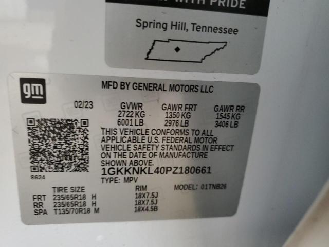 2023 GMC ACADIA SLE - 1GKKNKL40PZ180661