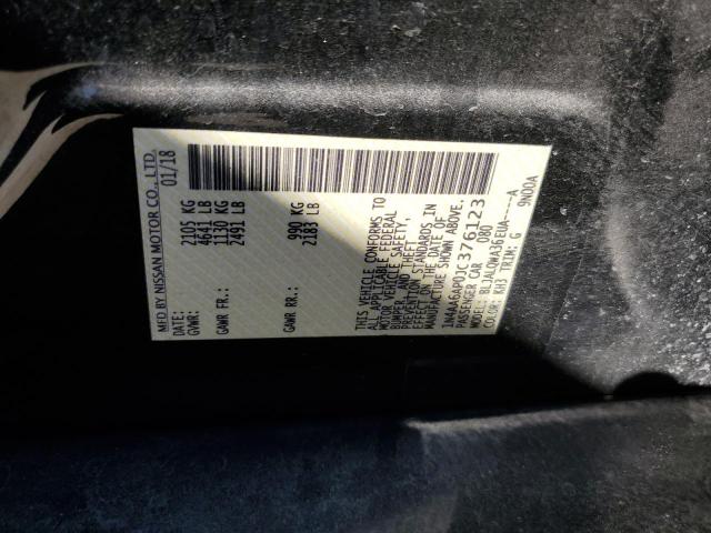 2018 NISSAN MAXIMA 3.5 - 1N4AA6AP0JC376123