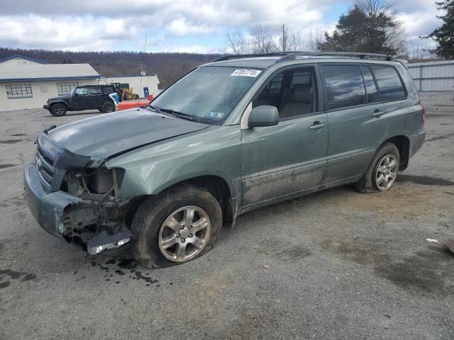 TOYOTA HIGHLANDER 2006 green  gas JTEEP21A260156145 photo #1