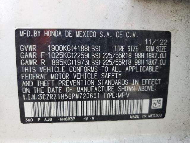 2023 HONDA HR-V SPORT - 3CZRZ1H56PM720651