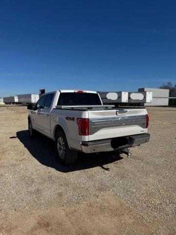 FORD F150 SUPER 2016 white crew pic gas 1FTEW1EF5GFB75388 photo #4