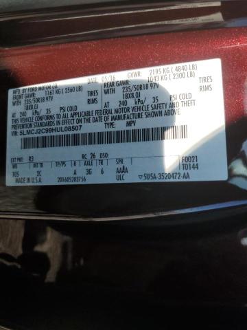 2017 LINCOLN MKC SELECT 5LMCJ2C99HUL08507