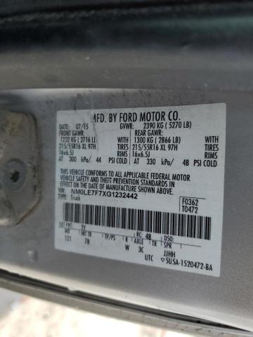2016 FORD TRANSIT CO - NM0LE7F7XG1232442