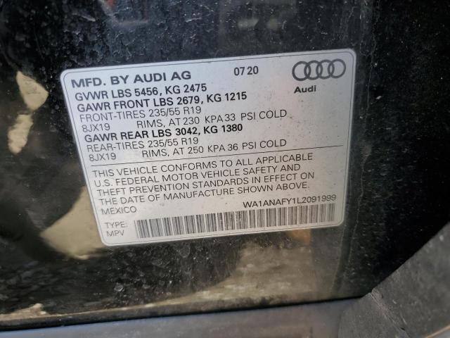 2020 AUDI Q5 PREMIUM - WA1ANAFY1L2091999
