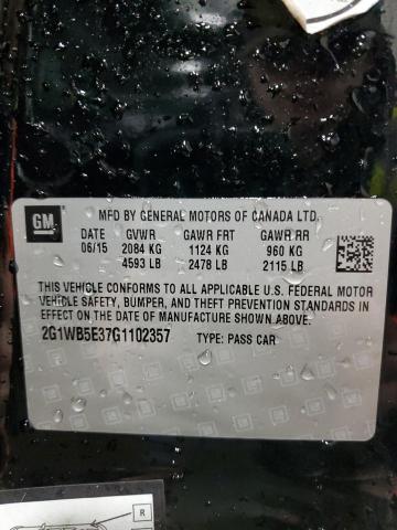 2016 CHEVROLET IMPALA LIM - 2G1WB5E37G1102357