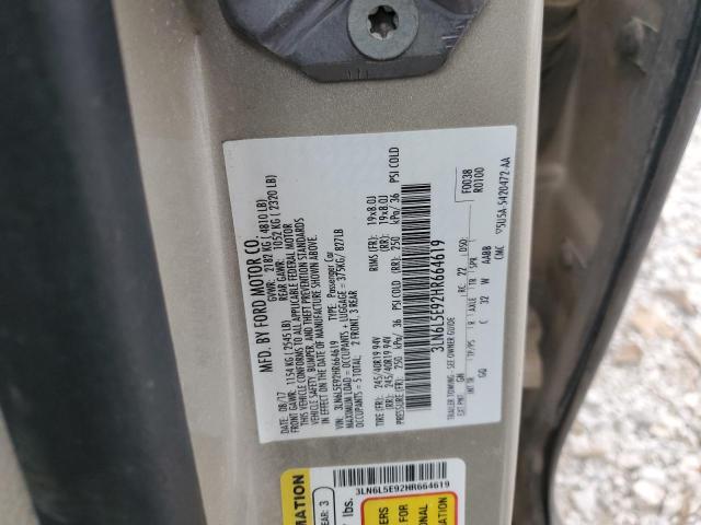 2017 LINCOLN MKZ RESERV - 3LN6L5E92HR664619