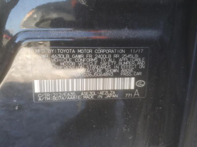 2018 LEXUS IS 300 - JTHBA1D26J5064893