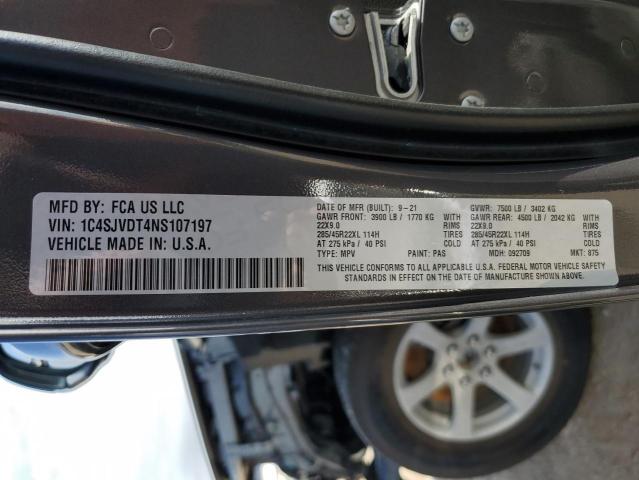 2022 JEEP WAGONEER S 1C4SJVDT4NS107197