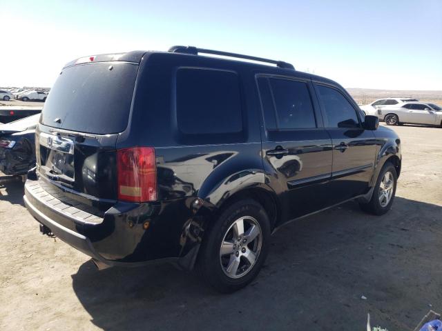 HONDA PILOT EXL 2009 black  gas 5FNYF385X9B022699 photo #4