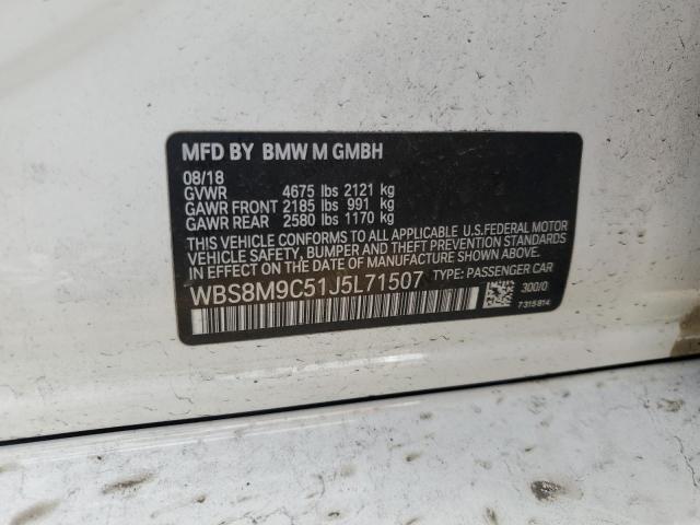 2018 BMW M3 - WBS8M9C51J5L71507