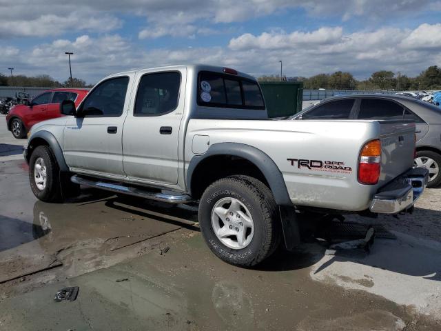 TOYOTA TACOMA DOU 2004 silver  gas 5TEGN92NX4Z454825 photo #3