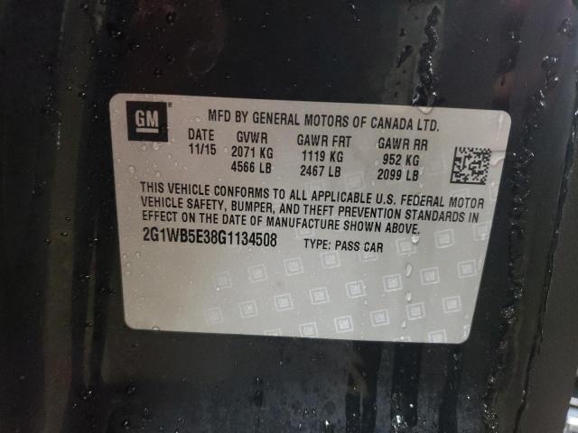 2016 CHEVROLET IMPALA LIM 2G1WB5E38G1134508