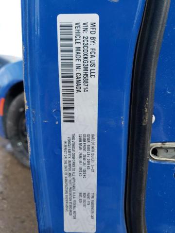 2021 DODGE CHARGER PO 2C3CDXKG3MH588714