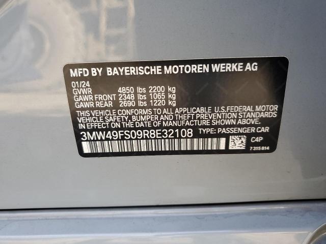 2024 BMW M340I 3MW49FS09R8E32108