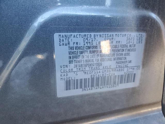 2017 NISSAN SENTRA S - 3N1AB7AP6HY410809
