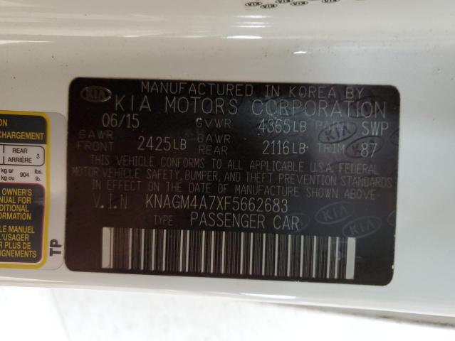 2015 KIA OPTIMA LX - KNAGM4A7XF5662683
